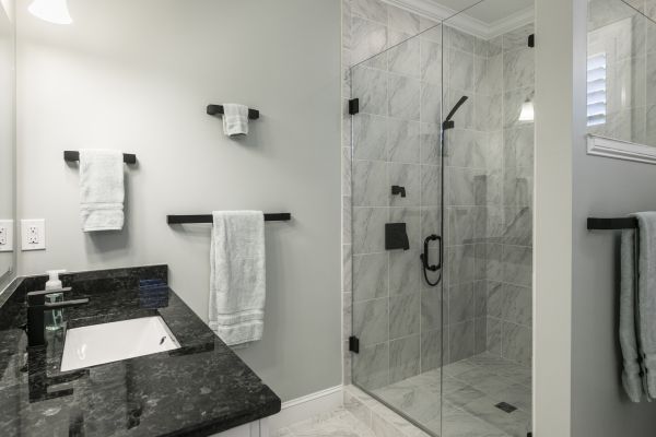 Granite Shower Installation in Saratoga Springs