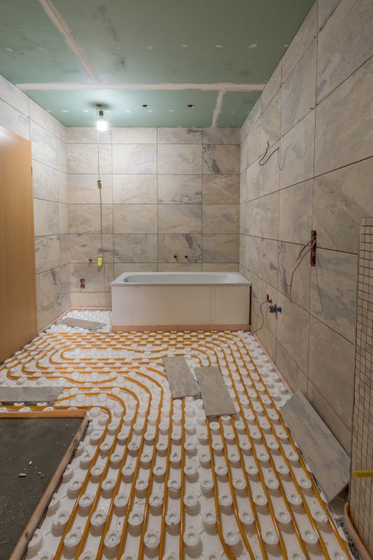 Bathroom with Heated Floors and Smart Controls